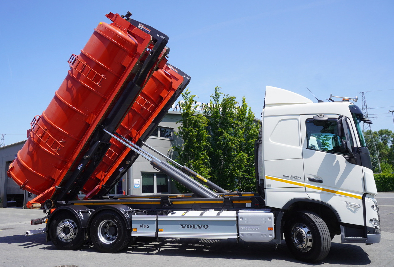 VOLVO Volvo FH 500 / Septic barrel 13000 l / Hook lift 21 t / 2022 / 3rd axle steered / 2 units - Šķidrmēslu muca: foto 5 VOLVO Volvo FH 500 / Septic barrel 13000 l / Hook lift 21 t / 2022 / 3rd axle steered / 2 units - Šķidrmēslu muca: foto 5