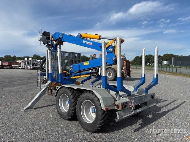 2012 Binderberger RW14 T/A Log Trailer - Meža piekabe: foto 4 2012 Binderberger RW14 T/A Log Trailer - Meža piekabe: foto 4
