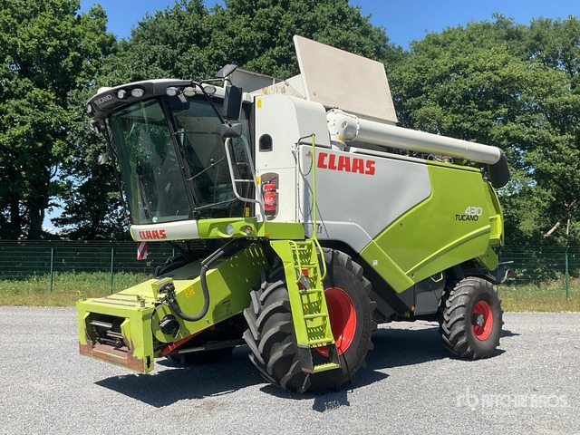 2018 Claas Tucano 430 4x4 Combine Harvester - Labības kombains: foto 1 2018 Claas Tucano 430 4x4 Combine Harvester - Labības kombains: foto 1