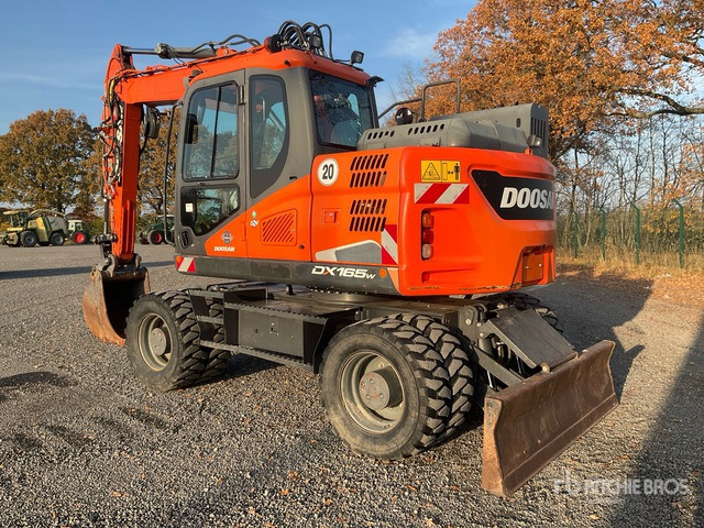 2019 Doosan DX 165 W-5 Wheel Excavator - Riteņu ekskavators: foto 4 2019 Doosan DX 165 W-5 Wheel Excavator - Riteņu ekskavators: foto 4