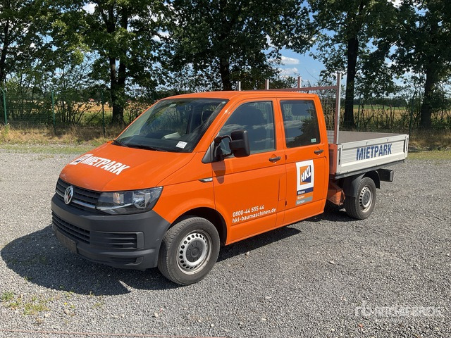 2019 Volkswagen T6 Transporter 4x2 Crew Cab Flatbed Truck - Bortu kravas automašīna/ Platforma: foto 1 2019 Volkswagen T6 Transporter 4x2 Crew Cab Flatbed Truck - Bortu kravas automašīna/ Platforma: foto 1