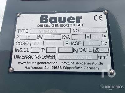 BAUER GENERATOREN GFS-12 ATS 15 kVA (Unused) - Elektroģenerators: foto 5 BAUER GENERATOREN GFS-12 ATS 15 kVA (Unused) - Elektroģenerators: foto 5