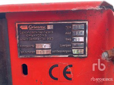 GRIMME DR 1500 - Kartupeļu kombains: foto 5 GRIMME DR 1500 - Kartupeļu kombains: foto 5