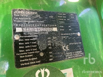 JOHN DEERE 640X - Labības heders: foto 5 JOHN DEERE 640X - Labības heders: foto 5
