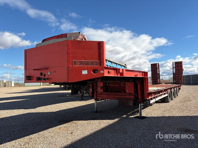 1997 Goldhofer STPA4-42/80 42 ton Quad/A Lowboy Trailer - Piekabe zema profila platforma: foto 1 1997 Goldhofer STPA4-42/80 42 ton Quad/A Lowboy Trailer - Piekabe zema profila platforma: foto 1