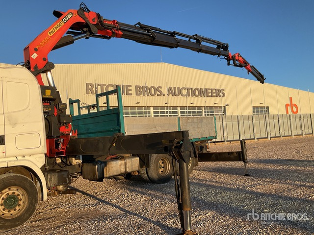 2003 Scania R124L 2007 Palfinger PK60002 19000 kg ... Flatbed Truck with Crane - Bortu kravas automašīna/ Platforma, Kravas auto ar manipulatoru: foto 5 2003 Scania R124L 2007 Palfinger PK60002 19000 kg ... Flatbed Truck with Crane - Bortu kravas automašīna/ Platforma, Kravas auto ar manipulatoru: foto 5