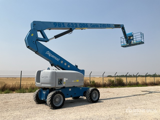 2007 Genie Z80/60 4WD Diesel Articulating Boom Lift - Izlices pacēlājs: foto 1 2007 Genie Z80/60 4WD Diesel Articulating Boom Lift - Izlices pacēlājs: foto 1