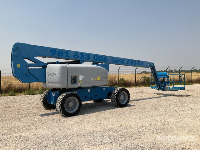 2007 Genie Z80/60 4WD Diesel Articulating Boom Lift - Izlices pacēlājs: foto 4 2007 Genie Z80/60 4WD Diesel Articulating Boom Lift - Izlices pacēlājs: foto 4