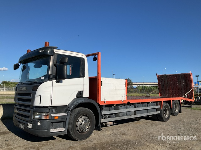 2007 Scania P310 6x2 Flatbed Truck - Bortu kravas automašīna/ Platforma: foto 1 2007 Scania P310 6x2 Flatbed Truck - Bortu kravas automašīna/ Platforma: foto 1