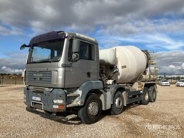 2008 MAN TGA H414FFDC 8x4 Mixer Truck - Betonvedējs: foto 2 2008 MAN TGA H414FFDC 8x4 Mixer Truck - Betonvedējs: foto 2