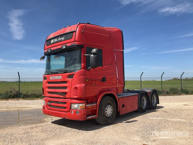 2009 Scania R440LA 6x2 T/A Sleeper Truck Tractor - Pļaujmašīna-smalcinātājs/ Mulčētājs: foto 1 2009 Scania R440LA 6x2 T/A Sleeper Truck Tractor - Pļaujmašīna-smalcinātājs/ Mulčētājs: foto 1