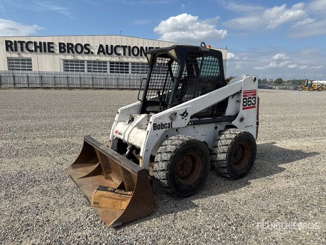 2002 Bobcat 863 High Flow Skid Steer Loader - Kompaktiekrāvējs: foto 1 2002 Bobcat 863 High Flow Skid Steer Loader - Kompaktiekrāvējs: foto 1