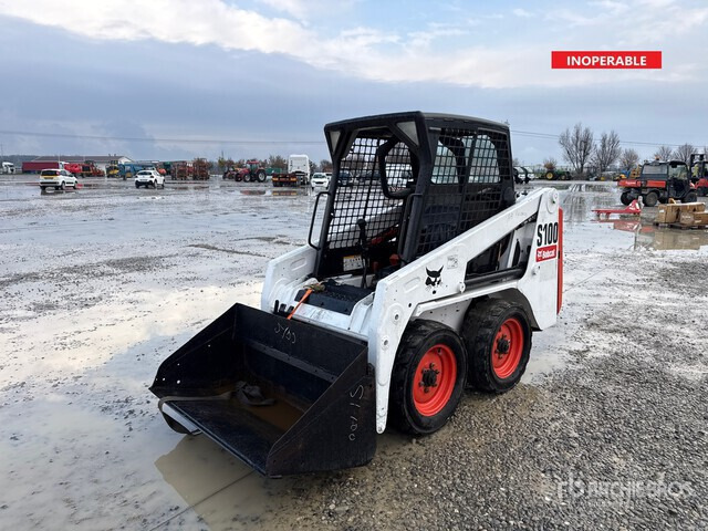 2009 Bobcat S100 Skid Steer Loader - Kompaktiekrāvējs: foto 1 2009 Bobcat S100 Skid Steer Loader - Kompaktiekrāvējs: foto 1