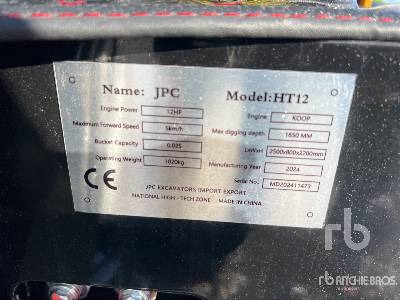 JPC HT12 (Unused) - Mini-ekskavators: foto 5 JPC HT12 (Unused) - Mini-ekskavators: foto 5