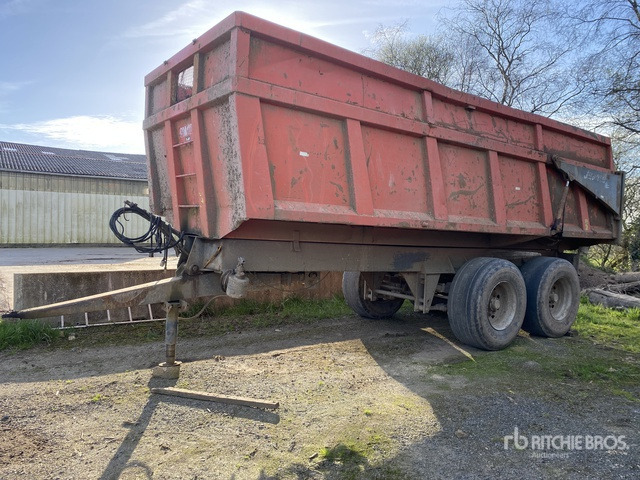2001 Godimat GM150 T/A End Dump Benne A Cereales 2 ... Grain Trailer - Lauksaimniecības piekabe-pašizgāzējs: foto 1 2001 Godimat GM150 T/A End Dump Benne A Cereales 2 ... Grain Trailer - Lauksaimniecības piekabe-pašizgāzējs: foto 1