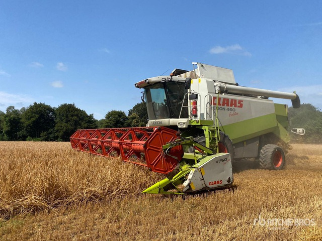 2003 Claas Lexion 460 Evolution Caterpillar C9 engine, with hea ... Combine Harvester - Labības kombains: foto 1 2003 Claas Lexion 460 Evolution Caterpillar C9 engine, with hea ... Combine Harvester - Labības kombains: foto 1