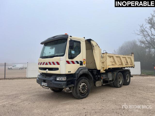 2003 Renault Kerax 370 DCI 6x4 Camion Benne 6x4 (Inoperable) T/A Dump Truck - Kravas automašīna pašizgāzējs: foto 1 2003 Renault Kerax 370 DCI 6x4 Camion Benne 6x4 (Inoperable) T/A Dump Truck - Kravas automašīna pašizgāzējs: foto 1