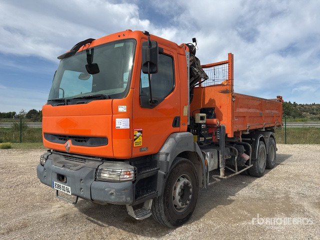 2004 Renault Kerax 420 dci 2003 Palfinger PK15500 5500 kg ... Dump Truck with Crane - Kravas automašīna pašizgāzējs, Kravas auto ar manipulatoru: foto 1 2004 Renault Kerax 420 dci 2003 Palfinger PK15500 5500 kg ... Dump Truck with Crane - Kravas automašīna pašizgāzējs, Kravas auto ar manipulatoru: foto 1