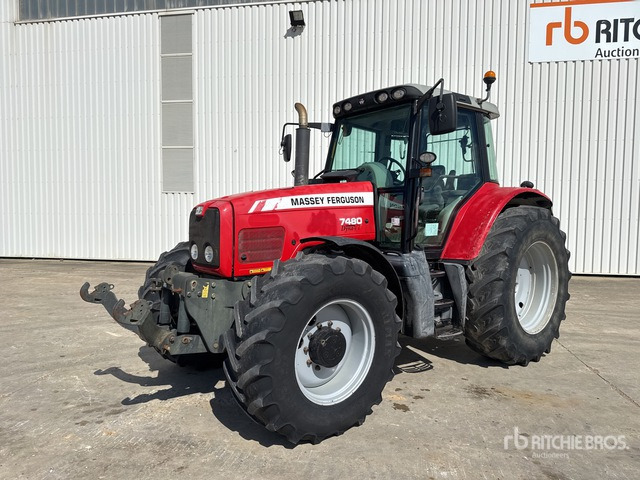 2005 Massey Ferguson 7480 Dyna-VT 4x4 Tracteur Agricole 4WD Tractor - Traktors: foto 1 2005 Massey Ferguson 7480 Dyna-VT 4x4 Tracteur Agricole 4WD Tractor - Traktors: foto 1