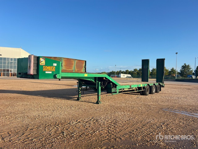 2007 ACTM S46315R Semi-Remorque Porte-Engins 3 Es ... Lowboy Trailer - Puspiekabe zema profila platforma: foto 1 2007 ACTM S46315R Semi-Remorque Porte-Engins 3 Es ... Lowboy Trailer - Puspiekabe zema profila platforma: foto 1