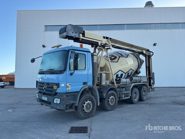 2007 Mercedes-Benz Actros 3236 8x4 Camion Toupie 8x4 Mixer Truck - Betonvedējs: foto 2 2007 Mercedes-Benz Actros 3236 8x4 Camion Toupie 8x4 Mixer Truck - Betonvedējs: foto 2