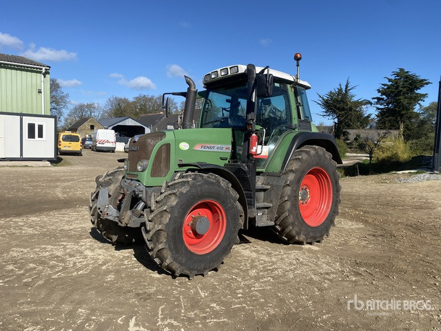2008 Fendt 412 Vario TMS Tracteur agricole 4WD - Traktors: foto 1 2008 Fendt 412 Vario TMS Tracteur agricole 4WD - Traktors: foto 1