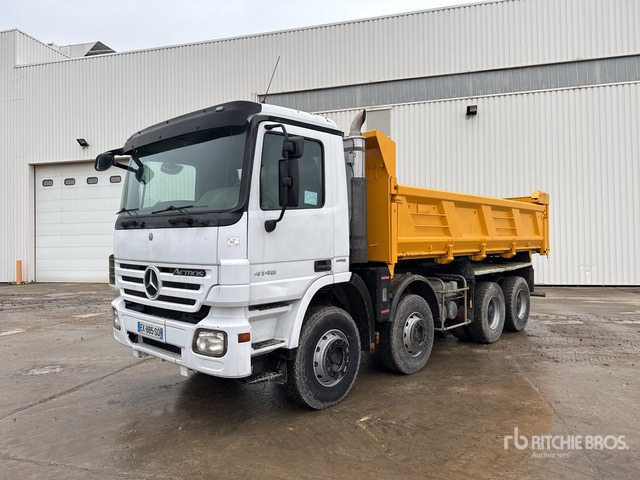 2008 Mercedes-Benz Actros 4146 8x4 Camion Benne T/A Dump Truck - Kravas automašīna pašizgāzējs: foto 1 2008 Mercedes-Benz Actros 4146 8x4 Camion Benne T/A Dump Truck - Kravas automašīna pašizgāzējs: foto 1
