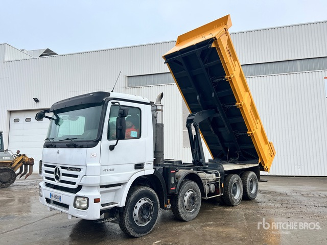 2008 Mercedes-Benz Actros 4146 8x4 Camion Benne T/A Dump Truck - Kravas automašīna pašizgāzējs: foto 2 2008 Mercedes-Benz Actros 4146 8x4 Camion Benne T/A Dump Truck - Kravas automašīna pašizgāzējs: foto 2