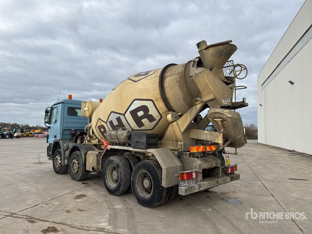 2008 Mercedes-Benz Actros 8x4 Camion Malaxeur 8x4 Mixer Truck - Betonvedējs: foto 2 2008 Mercedes-Benz Actros 8x4 Camion Malaxeur 8x4 Mixer Truck - Betonvedējs: foto 2
