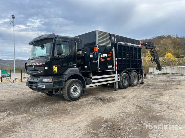 2008 Renault Kerax 450DXi MTS on 6x4 Camion Aspiratrice 6x4 Vacuum Excavator Truck - Asenizācijas mašīna: foto 1 2008 Renault Kerax 450DXi MTS on 6x4 Camion Aspiratrice 6x4 Vacuum Excavator Truck - Asenizācijas mašīna: foto 1