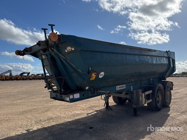 2008 Robuste S3302V T/A Demolition Semi-Remorque Be ... End Dump Trailer - Puspiekabe pašizgāzējs: foto 1 2008 Robuste S3302V T/A Demolition Semi-Remorque Be ... End Dump Trailer - Puspiekabe pašizgāzējs: foto 1