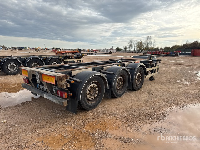 2010 Fruehauf T38NOTM2TEA Tri/A Semi-Remorque Porte-Conte ... Container Trailer - Piekabe noņemamā virsbūve/ Konteineru vedējs: foto 3 2010 Fruehauf T38NOTM2TEA Tri/A Semi-Remorque Porte-Conte ... Container Trailer - Piekabe noņemamā virsbūve/ Konteineru vedējs: foto 3