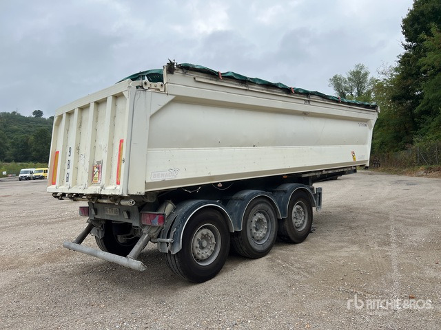 2011 Benalu C34 C MS01 Tri/A Semi Remorque Benne 3 Essieux End Dump Trailer - Puspiekabe pašizgāzējs: foto 4 2011 Benalu C34 C MS01 Tri/A Semi Remorque Benne 3 Essieux End Dump Trailer - Puspiekabe pašizgāzējs: foto 4
