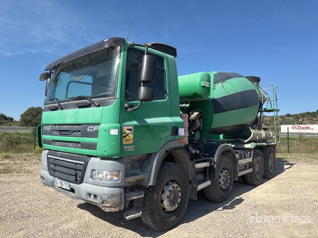 2011 DAF CF85.410 8x4 Camion Malaxeur 8x4 Mixer Truck - Betonvedējs: foto 1 2011 DAF CF85.410 8x4 Camion Malaxeur 8x4 Mixer Truck - Betonvedējs: foto 1