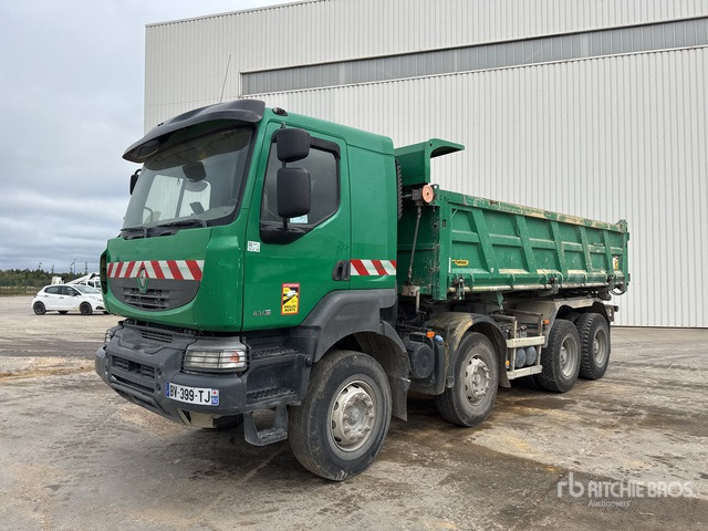 2011 Renault Kerax 430.32 8x4 Camion Benne S/A Dump Truck - Kravas automašīna pašizgāzējs: foto 1 2011 Renault Kerax 430.32 8x4 Camion Benne S/A Dump Truck - Kravas automašīna pašizgāzējs: foto 1