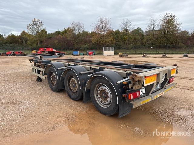 2012 Fruehauf D.0033.06.02 Tri/A Remorque Porte-Conteneur ... Container Trailer - Piekabe noņemamā virsbūve/ Konteineru vedējs: foto 2 2012 Fruehauf D.0033.06.02 Tri/A Remorque Porte-Conteneur ... Container Trailer - Piekabe noņemamā virsbūve/ Konteineru vedējs: foto 2