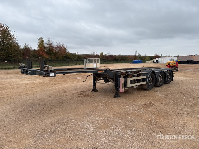 2012 Fruehauf Tri/A Semi-Remorque Porte-Conte ... Container Trailer - Piekabe noņemamā virsbūve/ Konteineru vedējs: foto 1 2012 Fruehauf Tri/A Semi-Remorque Porte-Conte ... Container Trailer - Piekabe noņemamā virsbūve/ Konteineru vedējs: foto 1