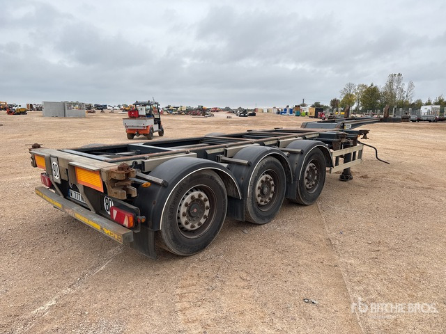 2012 Fruehauf Tri/A Semi-Remorque Porte-Conte ... Container Trailer - Piekabe noņemamā virsbūve/ Konteineru vedējs: foto 3 2012 Fruehauf Tri/A Semi-Remorque Porte-Conte ... Container Trailer - Piekabe noņemamā virsbūve/ Konteineru vedējs: foto 3