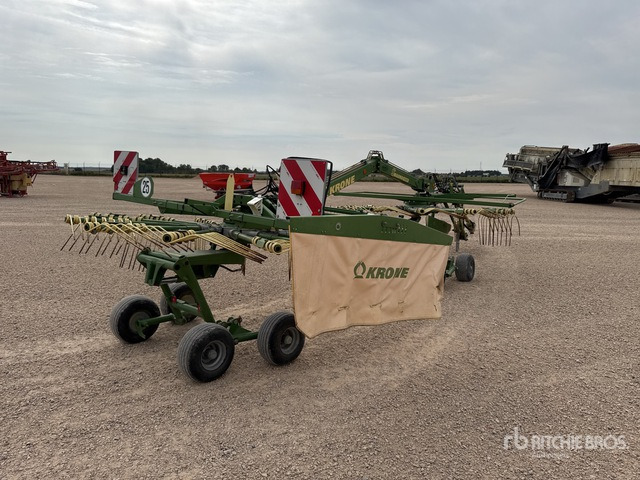 2012 Krone Swadro 710/26T 7.10 m 2 Rotor Andaineur Hay Rake - Vālotājs/ Ārdītājs: foto 4 2012 Krone Swadro 710/26T 7.10 m 2 Rotor Andaineur Hay Rake - Vālotājs/ Ārdītājs: foto 4