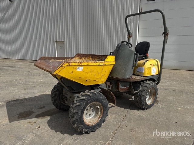 2016 Wacker Neuson 1501 1.5 t 4x4 Swivel Motobasculeur ... Dumper - Mini pašizgāzējs: foto 2 2016 Wacker Neuson 1501 1.5 t 4x4 Swivel Motobasculeur ... Dumper - Mini pašizgāzējs: foto 2