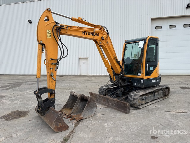 2017 Hyundai R60CR-9A Mini-Pelle Mini Excavator:  <6.6t - Mini-ekskavators: foto 2 2017 Hyundai R60CR-9A Mini-Pelle Mini Excavator:  <6.6t - Mini-ekskavators: foto 2