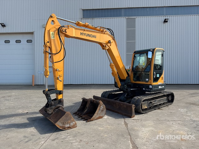 2018 Hyundai R80CR-9A Pelle Sur Chenilles Tracked Excavator - Kāpurķēžu ekskavators: foto 2 2018 Hyundai R80CR-9A Pelle Sur Chenilles Tracked Excavator - Kāpurķēžu ekskavators: foto 2