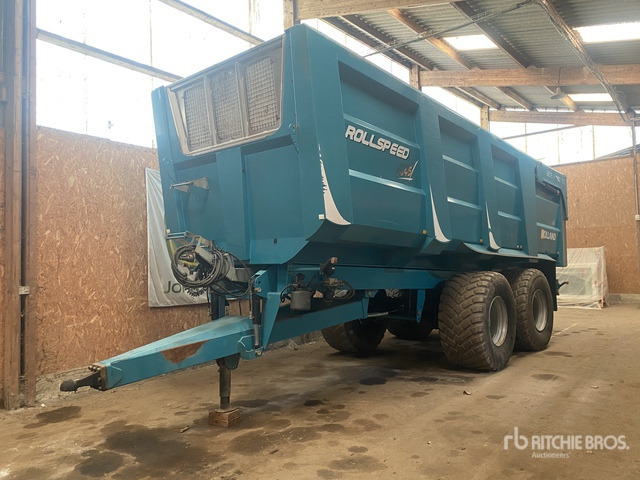 2018 Rolland Rollspeed 7845 T/A End Dump Remorque Agricole ... Grain Trailer - Lauksaimniecības piekabe-pašizgāzējs: foto 1 2018 Rolland Rollspeed 7845 T/A End Dump Remorque Agricole ... Grain Trailer - Lauksaimniecības piekabe-pašizgāzējs: foto 1