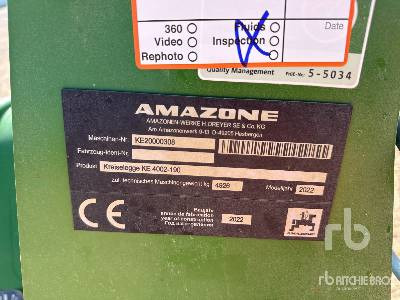 AMAZONE KE 4002-190 4000 mm 3-Point 4 m - Lauka veltnis: foto 5 AMAZONE KE 4002-190 4000 mm 3-Point 4 m - Lauka veltnis: foto 5