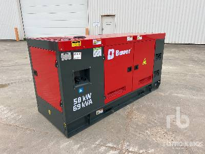 BAUER GFS-50KW 62.5 kVA Skid-Mounted (Unused) - Elektroģenerators: foto 1 BAUER GFS-50KW 62.5 kVA Skid-Mounted (Unused) - Elektroģenerators: foto 1