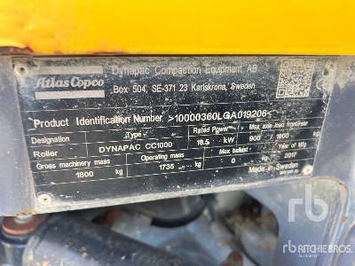 DYNAPAC CC1000 Compacteur Vibrant Tandem - Ceļu veltnis: foto 5 DYNAPAC CC1000 Compacteur Vibrant Tandem - Ceļu veltnis: foto 5
