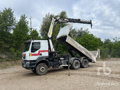 RENAULT KERAX 450DXI 6x4 Camion Benne Avec Grue - Kravas automašīna pašizgāzējs, Kravas auto ar manipulatoru: foto 2 RENAULT KERAX 450DXI 6x4 Camion Benne Avec Grue - Kravas automašīna pašizgāzējs, Kravas auto ar manipulatoru: foto 2