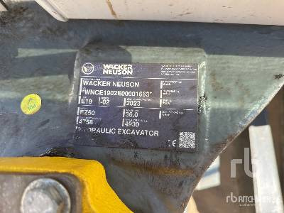 WACKER NEUSON EZ50 Mini-Pelle - Mini-ekskavators: foto 5 WACKER NEUSON EZ50 Mini-Pelle - Mini-ekskavators: foto 5