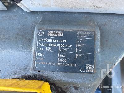 WACKER NEUSON EZ50 Mini-Pelle - Mini-ekskavators: foto 5 WACKER NEUSON EZ50 Mini-Pelle - Mini-ekskavators: foto 5