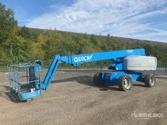 2007 Genie S-65 4WD Diesel Telescopic Boom Lift - Teleskopiskais pacēlājs: foto 1 2007 Genie S-65 4WD Diesel Telescopic Boom Lift - Teleskopiskais pacēlājs: foto 1